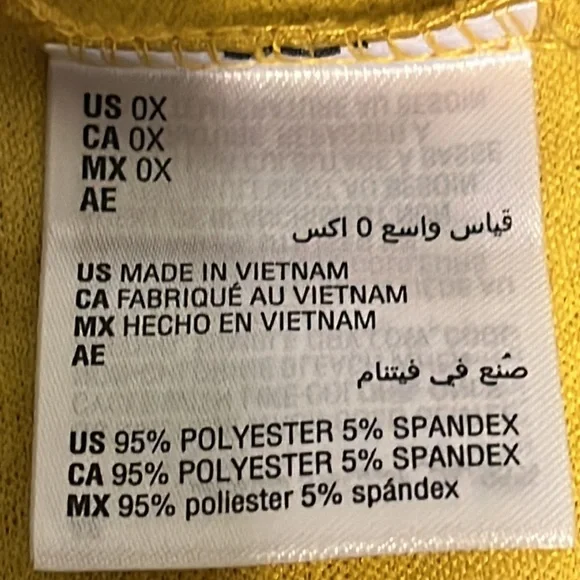 NWOT Alfani Striped Sleeveless Scoop-Neck Top, Goldenrod | 0X (12W) - Picture 11 of 11